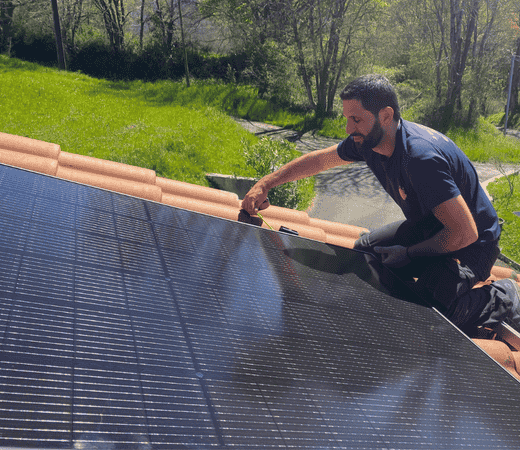 Pose de panneaux photovoltaïque à Peyrehorade par Correia Energie